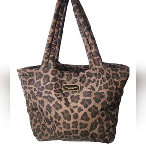 Marc Jacobs Leopard Print Quilted Tote Bag